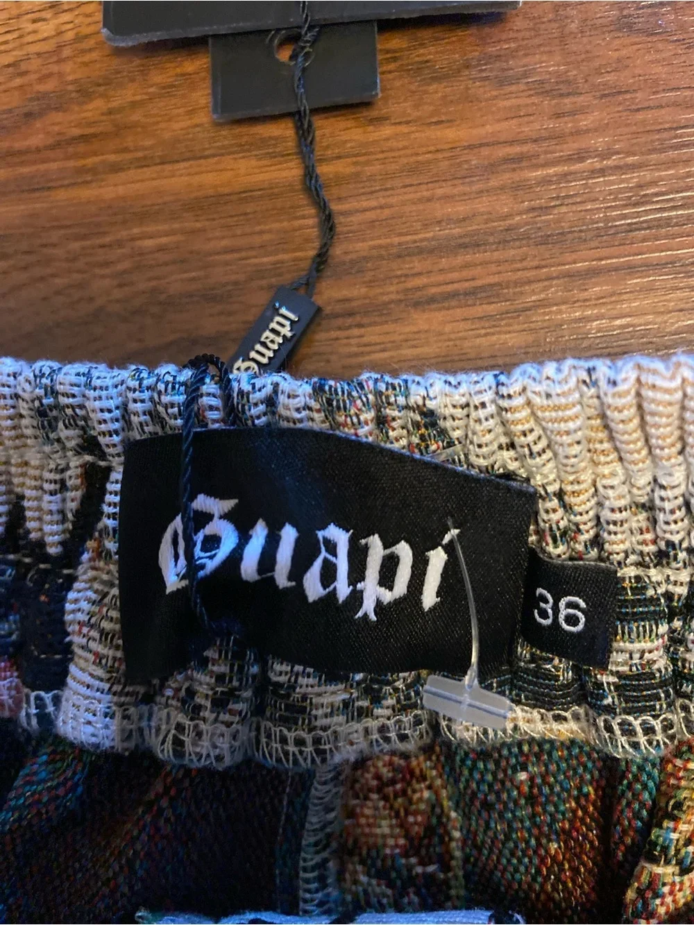 NWT GUAPI Floral Eiffel Paris Butterfly Tapestry Pants Mens Size 36 Fringe